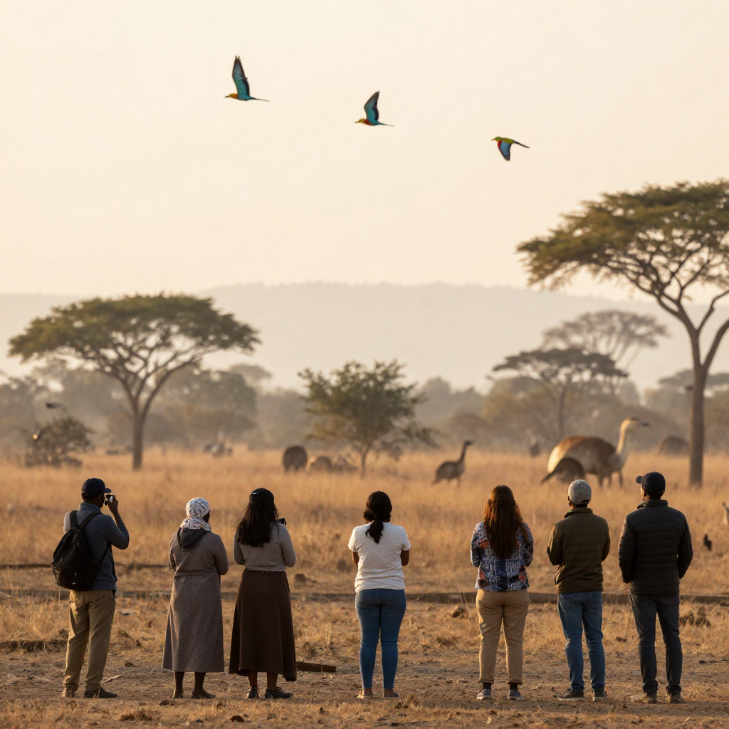freepik_african-birding-experience-with-wildlife-and-birds-in-natural-habitat-tourists-observing-quietly-flocks-of-colorful-birds-soft-golden-hour-haze_0005